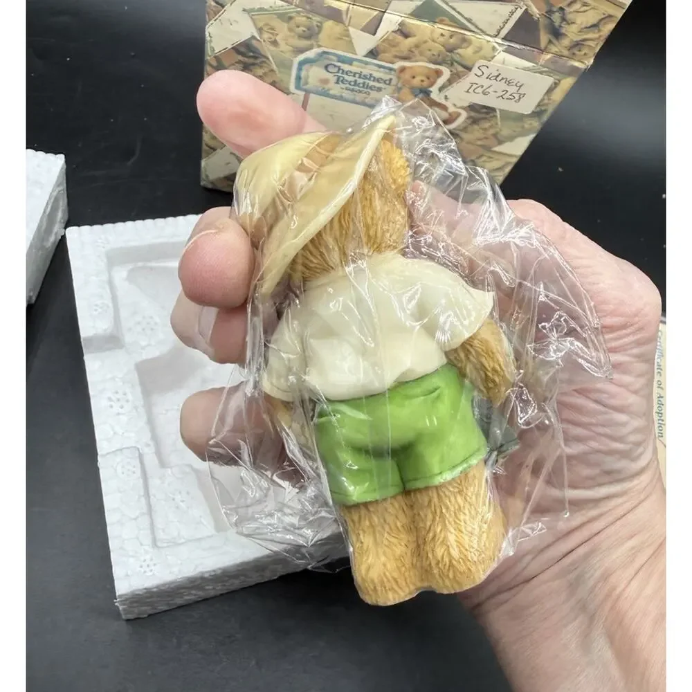 Cherished Teddies Bear Figurine 2000 Sidney We're All Cheering For You NEW! 7